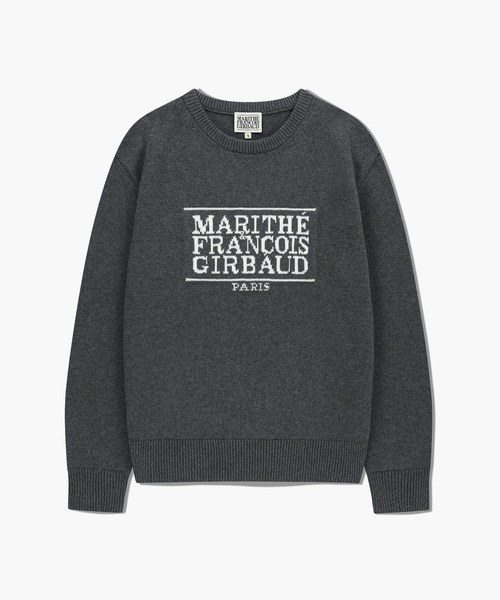 MARITHE + FRANCOIS GIRBAUD(マリテフランソワジルボー)の「CLASSIC LOGO KNIT PULLOVER(ニット/セーター・レディース・Navy/オートミール/チャコール・SMALL/MEDIUM/LARGE)」の9枚目の写真