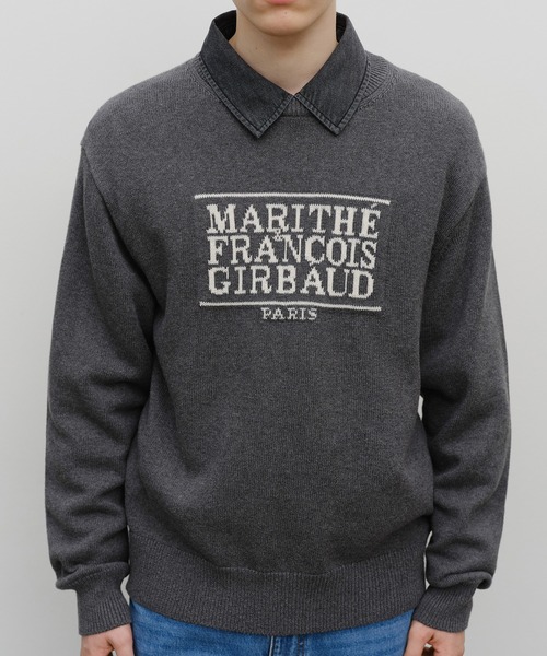 MARITHE + FRANCOIS GIRBAUD(マリテフランソワジルボー)の「CLASSIC LOGO KNIT PULLOVER(ニット/セーター・レディース・Navy/オートミール/チャコール・SMALL/MEDIUM/LARGE)」の8枚目の写真