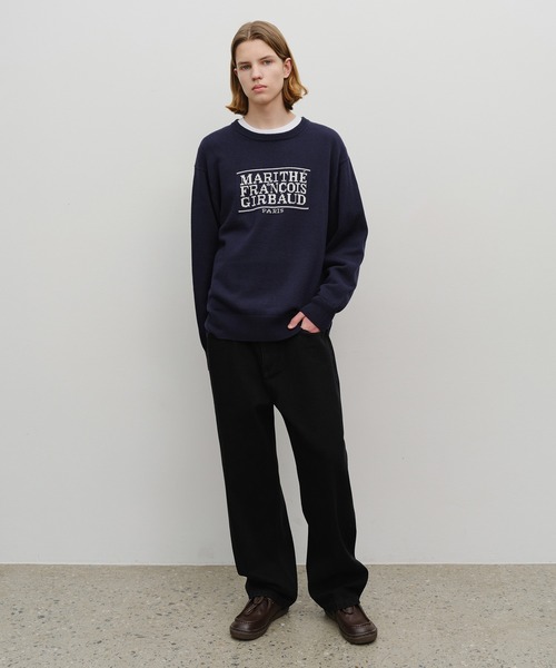 MARITHE + FRANCOIS GIRBAUD(マリテフランソワジルボー)の「CLASSIC LOGO KNIT PULLOVER(ニット/セーター・レディース・Navy/オートミール/チャコール・SMALL/MEDIUM/LARGE)」の15枚目の写真