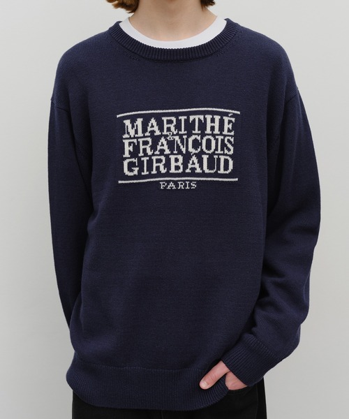 MARITHE + FRANCOIS GIRBAUD(マリテフランソワジルボー)の「CLASSIC LOGO KNIT PULLOVER(ニット/セーター・レディース・Navy/オートミール/チャコール・SMALL/MEDIUM/LARGE)」の18枚目の写真