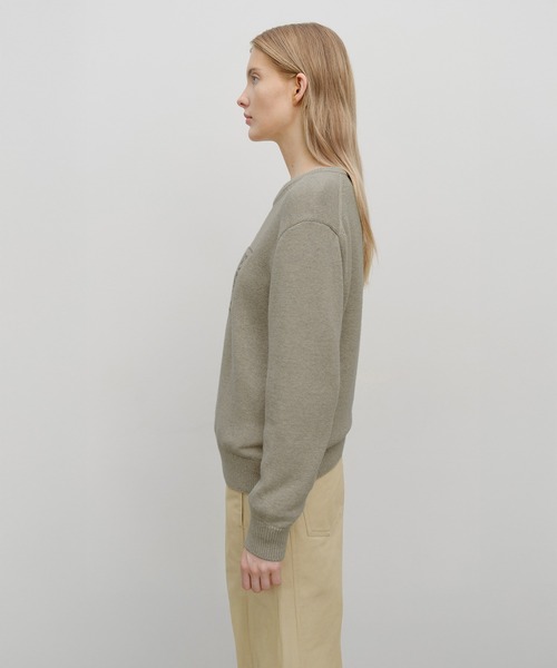 CLASSIC LOGO KNIT PULLOVER(ニット/セーター)|MARITHE + CLASSIC LOGO KNIT PULLOVER(ニット/セーター)|MARITHE +