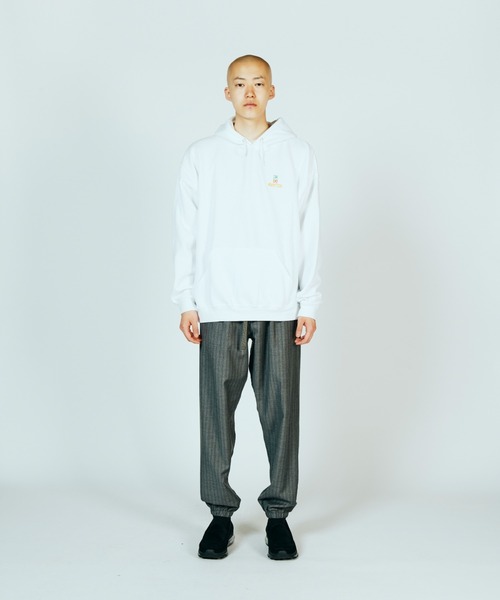 JERZEES（ジャージーズ）の「JERZEES ジャージーズ / "DIA DE MUERTOS"PULL HOODIE（パーカー・メンズ・チャコール/ホワイト・MEDIUM/LARGE/X-LARGE）」の3枚目の写真