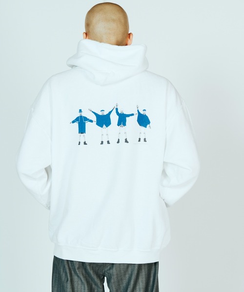 JERZEES（ジャージーズ）の「JERZEES ジャージーズ / "DIA DE MUERTOS"PULL HOODIE（パーカー・メンズ・チャコール/ホワイト・MEDIUM/LARGE/X-LARGE）」の8枚目の写真