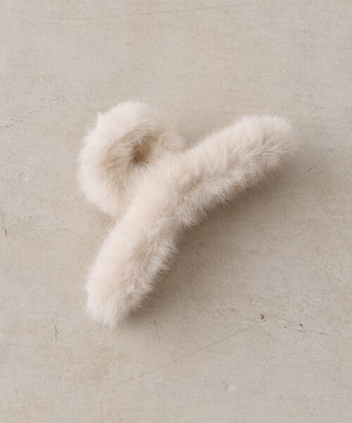 BIRTHDAY BAR（バースデイバー）の「ファーバンス（バレッタ/ヘアクリップ・レディース・ベージュ/グリーン/ホワイト・0）」の7枚目の写真