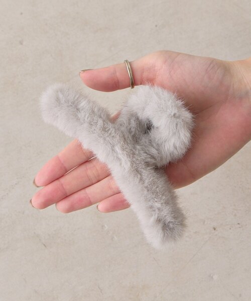 BIRTHDAY BAR（バースデイバー）の「ファーバンス（バレッタ/ヘアクリップ・レディース・ベージュ/グリーン/ホワイト・0）」の14枚目の写真