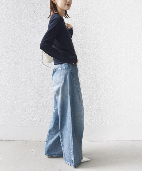 SHIPS（シップス）の「〈洗濯機可能〉ラメ クルーネック 長袖 ニット