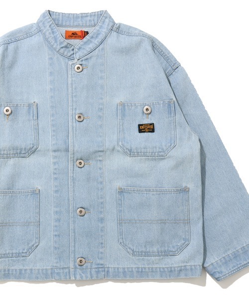 セール】【LOVE DENIM】アソート刺しゅう総柄Gジャン（デニム