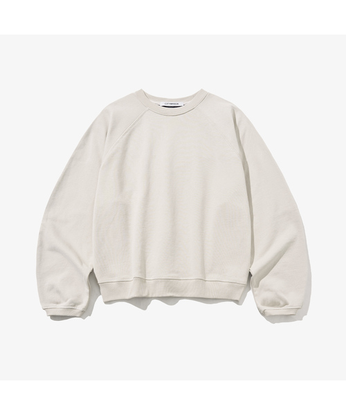 CITYBREEZE(シティブリーズ)の「ラグランスウェットシャツ_2カラー(スウェット・レディース・Beige/チャコール・SMALL/MEDIUM)」の2枚目の写真
