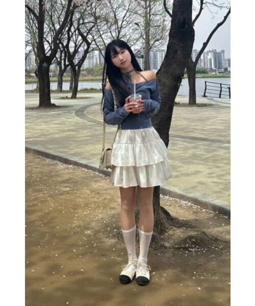ZEROPLANET（ゼロプラネット）の「ヘイゼルフェミニンシャーリングトップ [ブルー]（Tシャツ/カットソー・レディース・その他・SMALL/MEDIUM）」の3枚目の写真