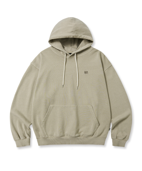 BROWNBREATH（ブラウンブレス）の「PIGMENT TAG HOODIE - BEIGE（パーカー・レディース・その他・SMALL/MEDIUM/LARGE）」の2枚目の写真