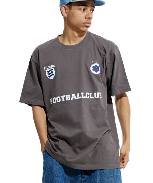 CREAM SODA LAB(クリームソーダラボ)の「FCクリームソーダラップ 半袖Tシャツ チャコール ホワイト(Tシャツ/カットソー・メンズ・その他・MEDIUM/LARGE/X-LARGE/XX-LARGE)」の3枚目の写真