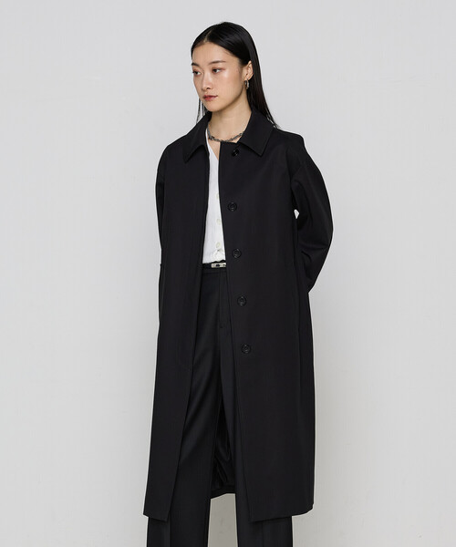 COMME CA（コムサ）の「〔 TALLサイズ 〕 コットンダブルクロスストレッチ コート（その他アウター・レディース・ブラック・15号）」の10枚目の写真