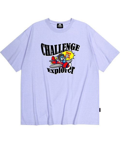 TRIPSHION(トリップション)の「CHALENGE PILOT GRAPHIC Tシャツ - パープル(Tシャツ/カットソー・メンズ・その他・LARGE/MEDIUM/X-LARGE)」の1枚目の写真