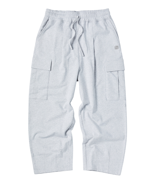 COMONINOZ（コモニノズ）の「BALLOON SWEAT PANTS [LIGHT GRAY]（スウェットパンツ・メンズ・ライトグレー・MEDIUM/LARGE/SMALL）」の2枚目の写真