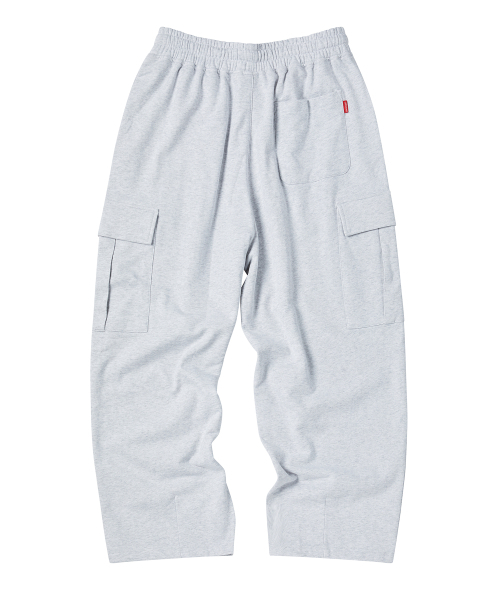 COMONINOZ（コモニノズ）の「BALLOON SWEAT PANTS [LIGHT GRAY]（スウェットパンツ・メンズ・ライトグレー・MEDIUM/LARGE/SMALL）」の3枚目の写真