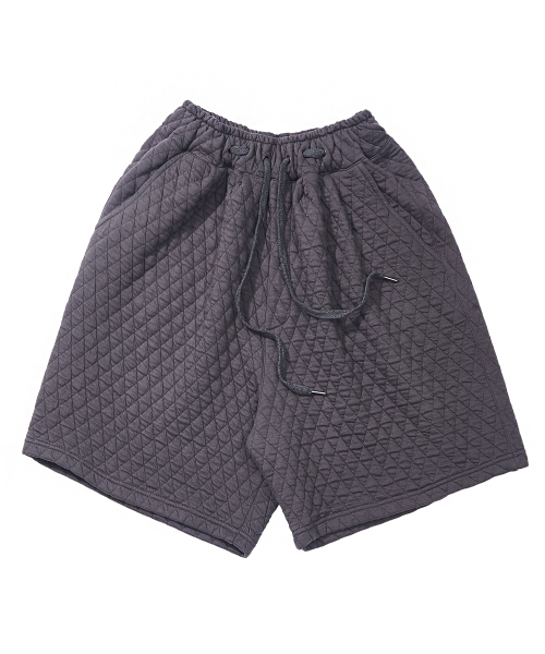 A NOTHING(アナッシング)の「VINTAGE DIA-QUILTING WIDE 1/2 PANTS (Charcoal)(その他パンツ・レディース・その他・MEDIUM/LARGE)」の1枚目の写真