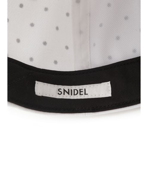 SNIDEL（スナイデル）の「バリエキャップ（キャップ・レディース・ホワイト/ライトブルー/ドット・F）」の13枚目の写真