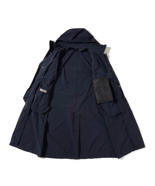 International Gallery BEAMS(インターナショナルギャラリービームス)の「QUATTROCCHI / ガーメントダイ フーデッド コート(その他アウター・メンズ・ネイビー/ブラウン・MEDIUM/LARGE)」の17枚目の写真
