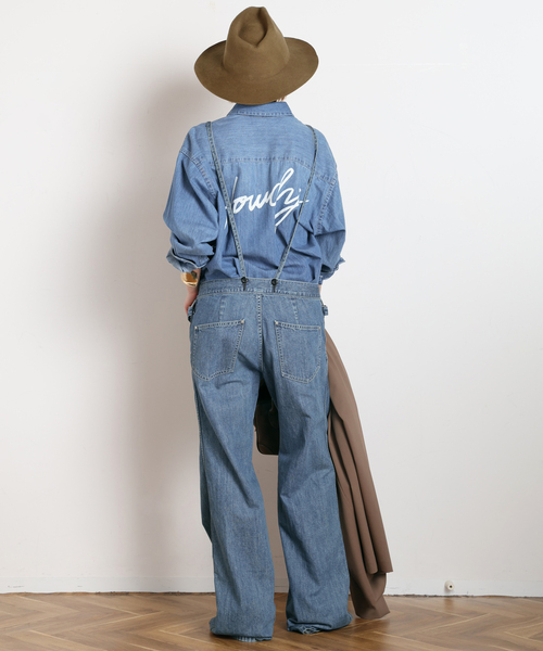 Johnbull(ジョンブル)の「【JOHNBULL/ジョンブル】フレンチサロペット(サロペット/オーバーオール・レディース・ブルー・36/38)」の8枚目の写真