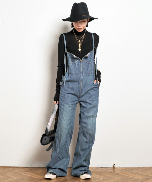 Johnbull(ジョンブル)の「【JOHNBULL/ジョンブル】フレンチサロペット(サロペット/オーバーオール・レディース・ブルー・36/38)」の18枚目の写真