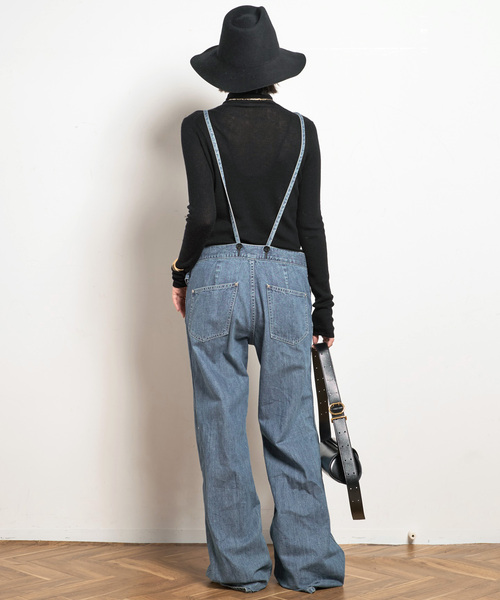 Johnbull(ジョンブル)の「【JOHNBULL/ジョンブル】フレンチサロペット(サロペット/オーバーオール・レディース・ブルー・36/38)」の20枚目の写真