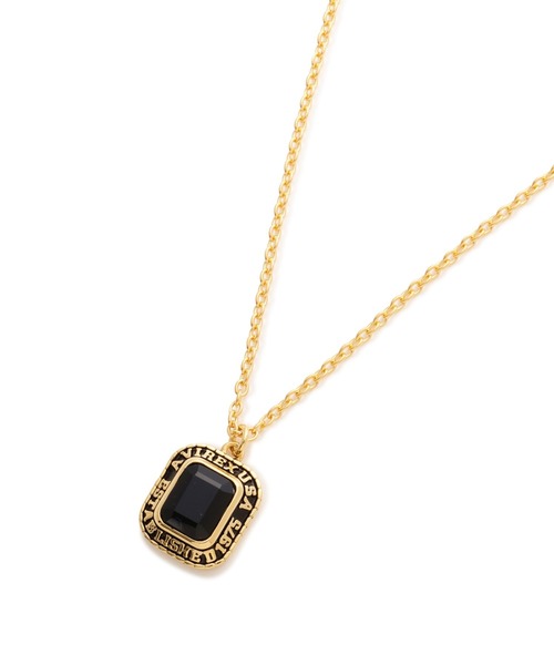 AVIREX by J.H.M CO.,LTD.》BLASS COLLEGE NECKLACE WITH ONYX 