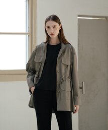 khaki cargo jacket