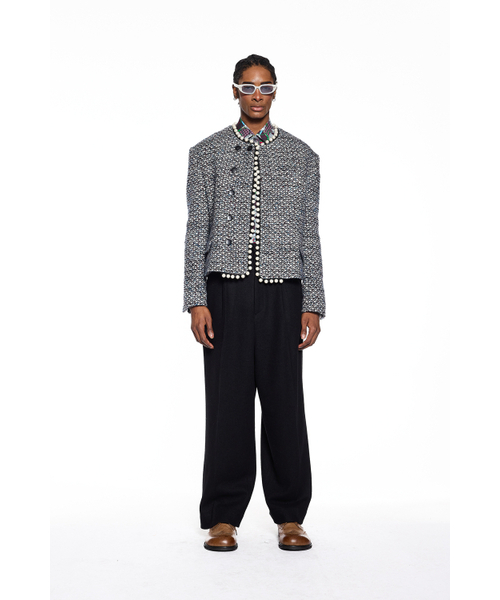 GREEDILOUS(グリディアス)の「Pearl Tweed Jacket(その他アウター・メンズ・その他・S/M/L/XS)」の1枚目の写真