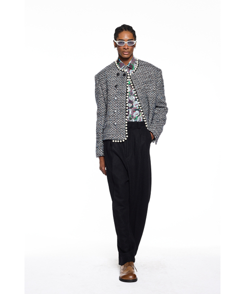 GREEDILOUS(グリディアス)の「Pearl Tweed Jacket(その他アウター・メンズ・その他・S/M/L/XS)」の4枚目の写真