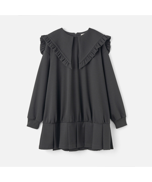 DEWEDEWE(デュイデュイ)の「ビッグカラードレス (2カラー)(ワンピース・レディース・ブラック/グレー・SMALL/MEDIUM)」の2枚目の写真