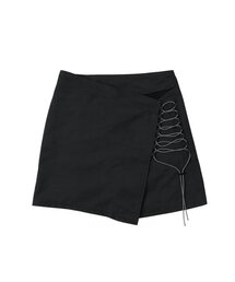 SENIK（セニク）の「Wrap String Skirt - Gray（スカート）」