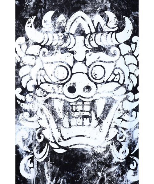 KIRTIMUKHA(キールティムカ)の「ロゴラフペインティングルーズフィット半袖Tシャツブラック(Tシャツ/カットソー・メンズ・その他・2/3)」の8枚目の写真
