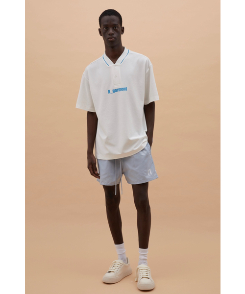 K-GARMENT(カメント)の「(UNI) ナイロン トラックショーツ BULE(その他パンツ・メンズ・その他・SMALL/LARGE/X-LARGE)」の2枚目の写真