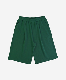 ALEXNAIDEN（アレックスエンエイデン）の「One Tuck Bermuda Half Pants (Deep Green)（その他パンツ）」