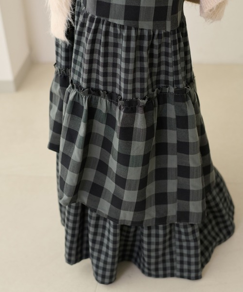 apres jour clair（アプレジュールクレア）の「【apres jour clair】アソートチェックスカート（スカート・レディース・ブラウン系その他/オフホワイト/ブラック系その他・X-LARGE/フリー）」の19枚目の写真