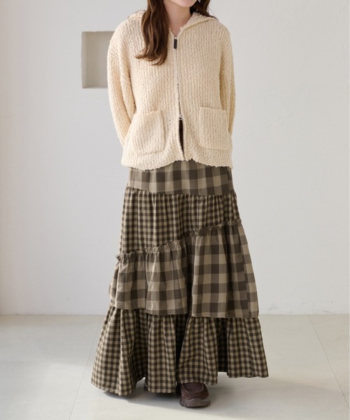 apres jour clair（アプレジュールクレア）の「【apres jour clair】アソートチェックスカート（スカート・レディース・ブラウン系その他/オフホワイト/ブラック系その他・X-LARGE/フリー）」の12枚目の写真