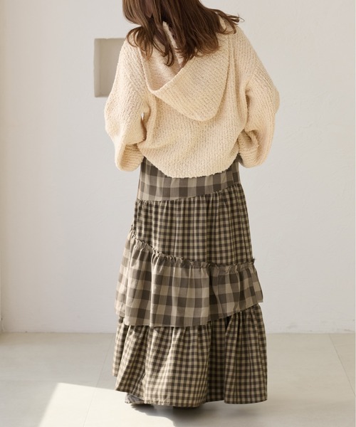 apres jour clair（アプレジュールクレア）の「【apres jour clair】アソートチェックスカート（スカート・レディース・ブラウン系その他/オフホワイト/ブラック系その他・X-LARGE/フリー）」の11枚目の写真