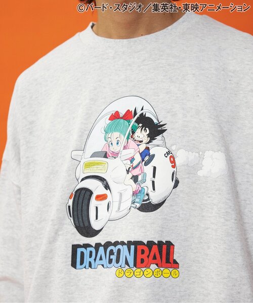 BREEZE(ブリーズ)の「【リンク】ドラゴンボールコラボ モチーフトレーナー(大人サイズ)(スウェット・メンズ・ブラック/オフホワイト・MEDIUM/LARGE)」の2枚目の写真