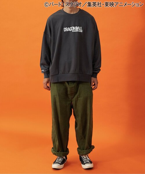 BREEZE(ブリーズ)の「【リンク】ドラゴンボールコラボ モチーフトレーナー(大人サイズ)(スウェット・メンズ・ブラック/オフホワイト・MEDIUM/LARGE)」の3枚目の写真