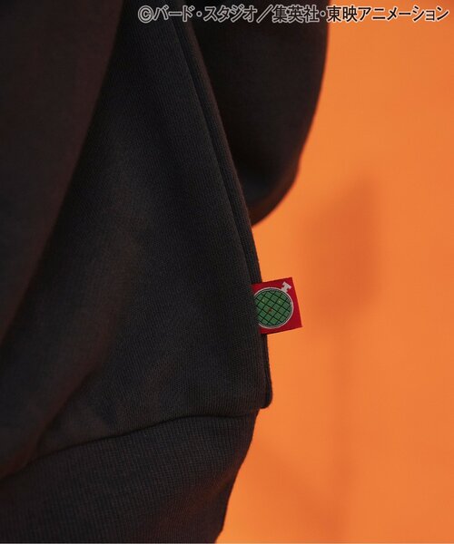 BREEZE(ブリーズ)の「【リンク】ドラゴンボールコラボ モチーフトレーナー(大人サイズ)(スウェット・メンズ・ブラック/オフホワイト・MEDIUM/LARGE)」の6枚目の写真