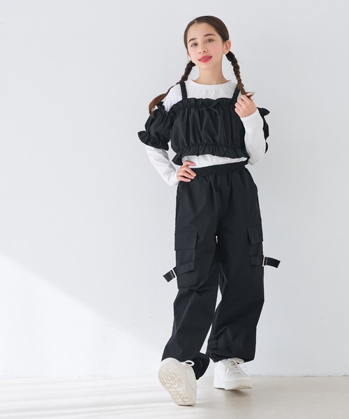 coca（coca）（コカ）の「キッズ ビスチェ＆長袖Tシャツ 2点セット（Tシャツ/カットソー・キッズ・ライトピンク/ブラック・130/120/150/140）」の20枚目の写真