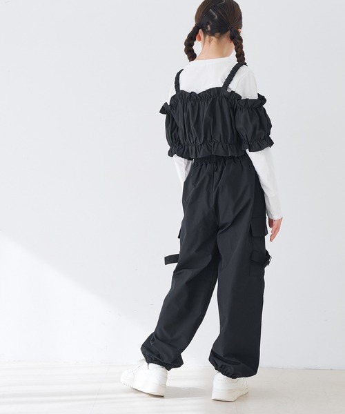 coca（coca）（コカ）の「キッズ ビスチェ＆長袖Tシャツ 2点セット（Tシャツ/カットソー・キッズ・ライトピンク/ブラック・130/120/150/140）」の22枚目の写真