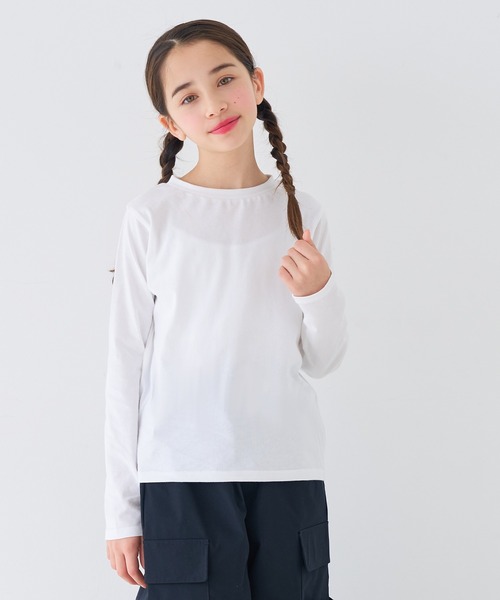 coca（coca）（コカ）の「キッズ ビスチェ＆長袖Tシャツ 2点セット（Tシャツ/カットソー・キッズ・ライトピンク/ブラック・130/120/150/140）」の3枚目の写真