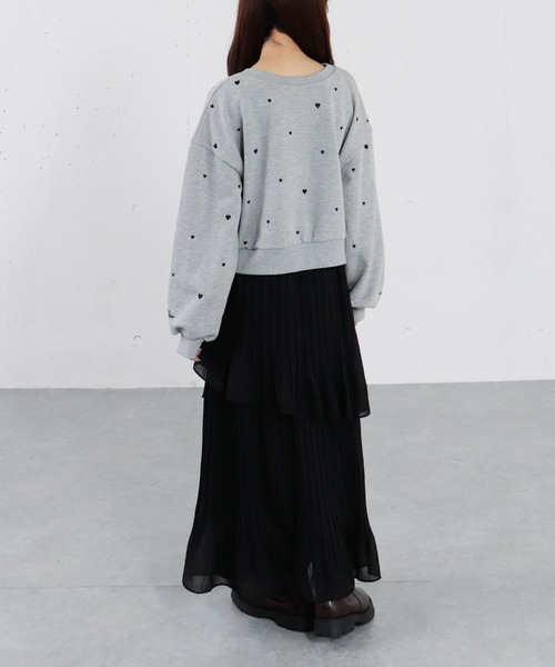 archives（アルシーヴ）の「アシメシアーティアードプリーツスカート（スカート・レディース・アイボリー/ブラック/ブルーグレー・MEDIUM）」の19枚目の写真