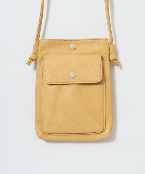 mignon（ミニョン）の「mignon ミニショルダーバッグ 合皮（ショルダーバッグ・レディース・イエロー/グリーン/ブラック/グレイッシュベージュ・FREE）」の12枚目の写真
