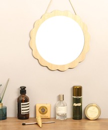 almo（アルモ）の「壁掛けミラー　ひまわり(BL)（ミラー）」