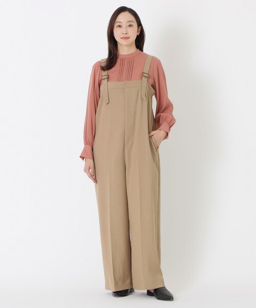 S.ESSENTIALS（エスエッセンシャルズ）の「フロントタックブラウス（シャツ/ブラウス・レディース・ピンク系その他2/ダークネイビー・36/38）」の3枚目の写真
