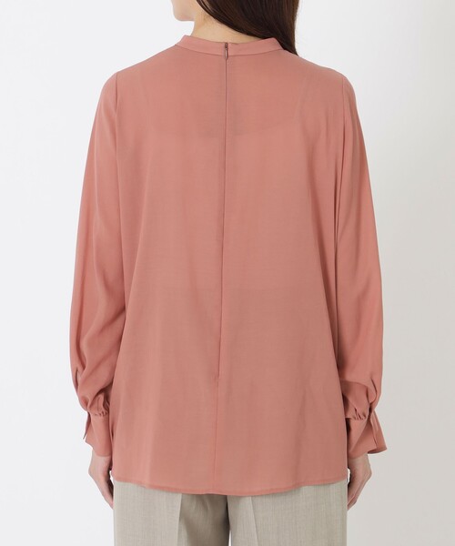 S.ESSENTIALS（エスエッセンシャルズ）の「フロントタックブラウス（シャツ/ブラウス・レディース・ピンク系その他2/ダークネイビー・36/38）」の7枚目の写真
