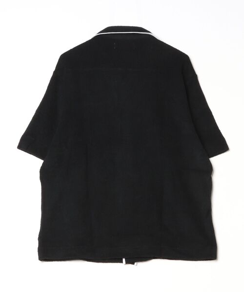 VANQUISH(ヴァンキッシュ)の「VANQUISH / ヴァンキッシュ パイル オープンカラーシャツ(シャツ/ブラウス・メンズ・ブラック/ホワイト・L/M)」の12枚目の写真