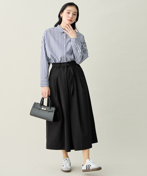 ANY(エニィ)の「タックスカート(スカート・レディース・カーキ系/ブラック系/ベージュ系・LARGE/MEDIUM)」の9枚目の写真